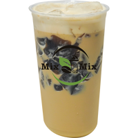 Roasted Milktea with Grass Jelly